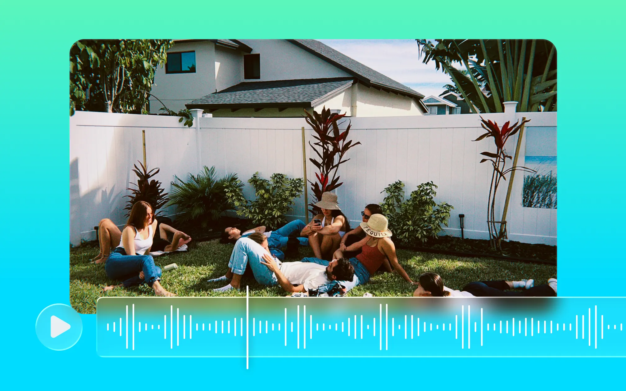 Add music to a video with Captions